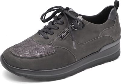 Waldläufer OrthoTritt Dames Sneaker - 807M01-502-052 Grijs - Wijdte M - Maat 5 (38)