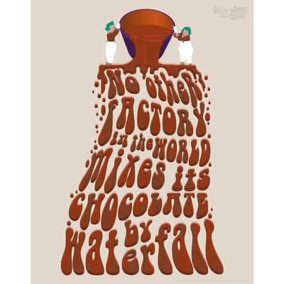 Willy Wonka Limited Edition Art Print by Fanattik