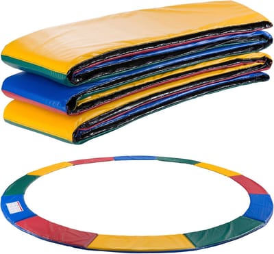 Trampoline Randafdekking - Veiligheidskussen Randbescherming - Veilig Trampolinespringen - 20mm Dik EPE Schuim - 427 cm Rond - Veelkleurig