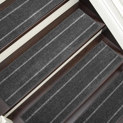 Dailygoods- Traptapijt Antislip - 15 Stuks - 20 x 76 cm - Machinewasbaar - Veiligheid Trapmatten - Geschikt voor Honden en Ouderen - Trapmat