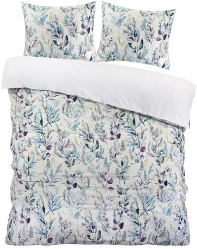 Papillon Hailey Dekbedovertrek - Lits-jumeaux - 240x200/220 cm - Wit