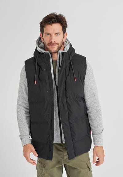 Damart - Mouwloze Thermolactyl bodywarmer heren - Mannen - Zwart - (86-93) S