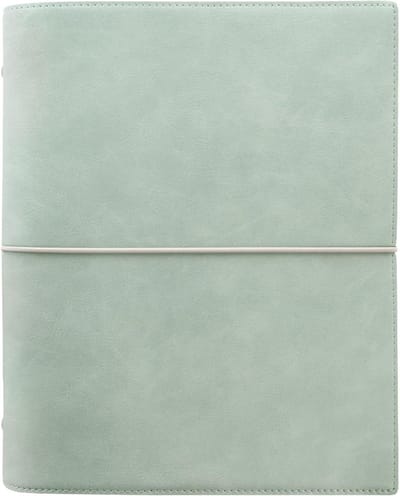 Organizer A5 - Agenda Planner - Afspraken Plannen - Zacht Kunstleer - 23.6 x 19.5 cm - Zeegras
