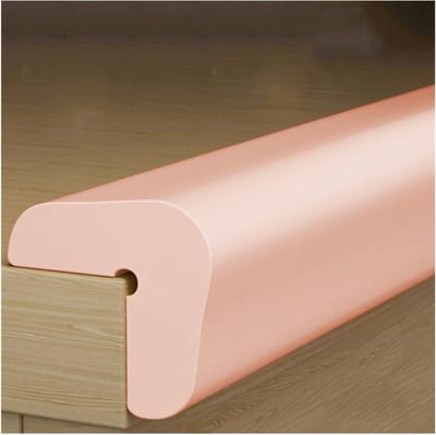 Randbeschermers - Hoekbescherming - Meubels Beschermen - Zelfklevend Schuim - 2 meter - Roze