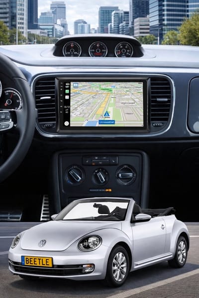 ADIVOX T1 9 inch geschikt voor VW Beetle/Kever 2012-2018 Android 15 CarPlay/Auto/Wifi/RDS/DSP/DAB+
