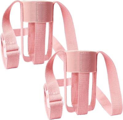 Waterfleshouder met Strap, Geschikt voor 10 tot 40 Ounce Flessen, Ideaal voor Kinderen, Inclusief 2 Stuks in Roze