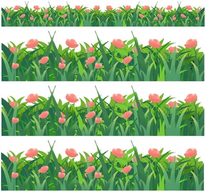Dailygoods- Prikbordrand Groen Gras - Geschulpte Trim - Die Cut Border - School Klaslokaal - Decoratieve Rand - 1,1 Meter Lang - Bulletin Border