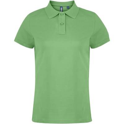 Asquith & Fox Dames/dames Poloshirt met korte mouwen en effen mouwen (Kalk)