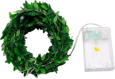 Livano Klimop Slinger - Met Led Lichtjes - Met Lichtjes - Klimop Kunstplant - Plant Slinger - Hangplant Kunstplanten - Fairy Lights - String Lights - Bedroom - Nep Klimop - 2M 20 Leds