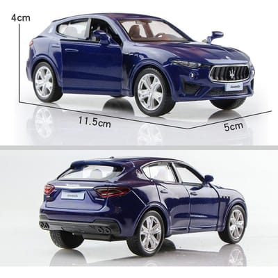 Maserati Levante SUV de luxe 5 pouces en métal Simulation de voiture exquise moulée sous pression et véhicule jouet RMZ city 1:36 cadeaux modèles en alliage pour les enfants