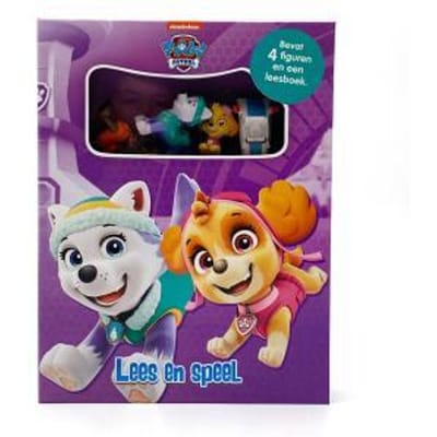 Paw Patrol Speel & Leesboek met 4 figuren Educatieve boeken (spelletjes en raadsels) Baby- en peuterboeken