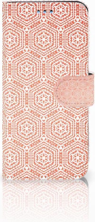 Book Case voor Samsung Galaxy S9 Telefoon Hoesje Pattern Orange