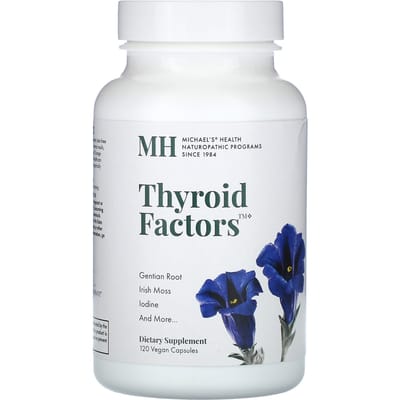Santé de Michael, Facteurs thyroïdiens, 120 gélules végétales