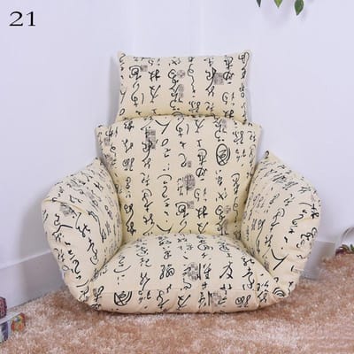 Hangende Schommel Ei Stoel Kussenhoes Terras Grote Ronde Papasan Stoel Kussenhoes Leeg (Geen Vulling) Kussenhoes voor Tuinligstoel as shown