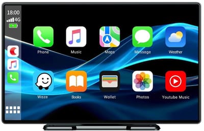 Autoradio met Klapscherm - Apple Carplay Scherm - Bluetooth Radio