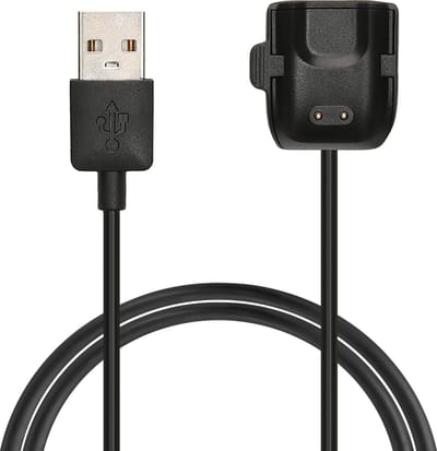 kwmobile USB-oplaadkabel geschikt voor Samsung Galaxy Fit 2 kabel - Laadkabel voor smartwatch - in zwart