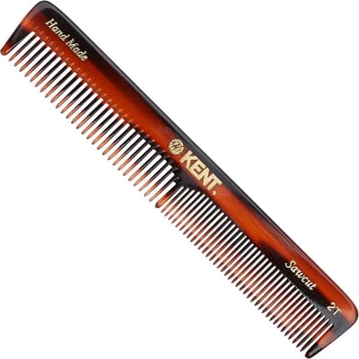 Handgemaakte Medium Kam voor Fijn en Grof Haar - Zakkam 154 mm