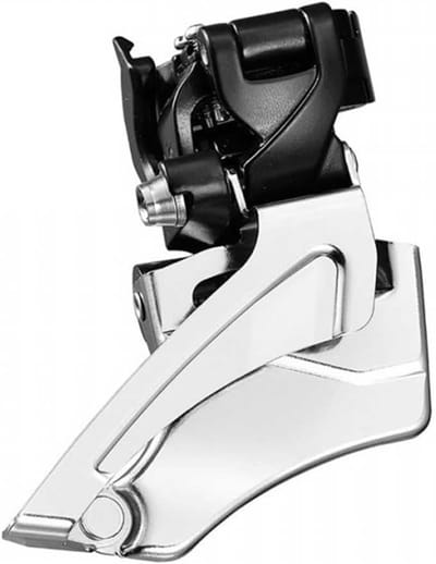 Voorderailleur Fiets - 2x9 Speed - Soepel Schakelen - Klemmontage Aluminium - 150 gram - Zilver