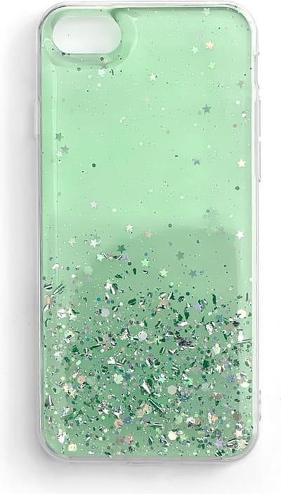 Wozinsky Glitter Serie - Glanzende Smartphonehoes met Glitters - Xiaomi Redmi K40 Pro+ - Groen