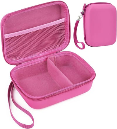 Cameratas voor kinderen - compatibel met Gofunly/Nuotun digitale camera - Bitzee interactief speelgoed - opbergdoos voor kabels, geheugenkaart en accessoires (alleen tas)