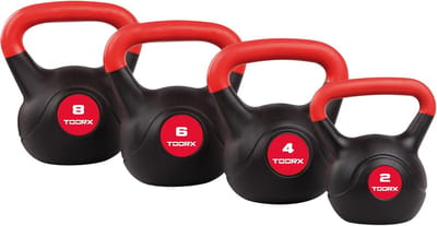 Kettlebell 2 kg PVC Gecoat voor Kracht- en Uithoudingstraining