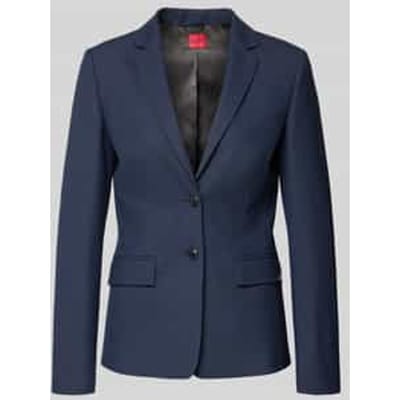 Slim fit longblazer met viscose Model 'ADALAS'