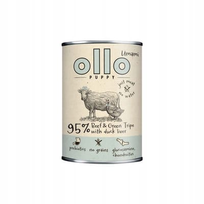 OLLO Puppy MIX SMAKÓW - Hondenvoer - Verrijkt met Kalkoen - Hipoallergeen - Graanvrij