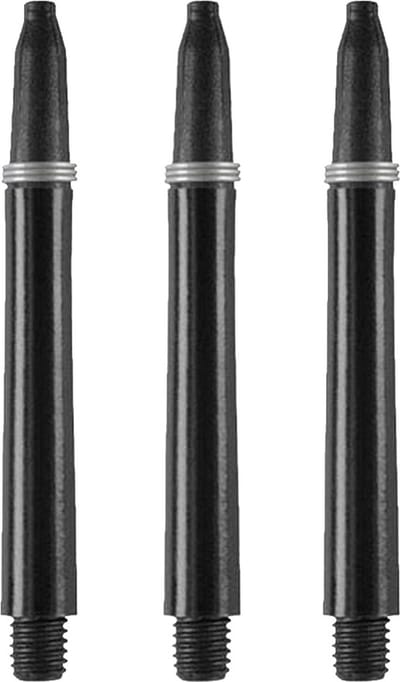 ABC Darts - Dart Shafts - Nylon Kunststof Zwart - In Between - 8 sets