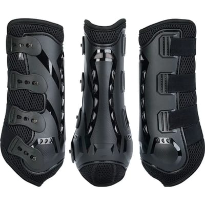 Harry's Horse - Beenbeschermers Air Mesh Pro - Achterbenen - Maat M - Zwart