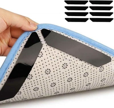 WiseGoods Premium Anti Slip Carpet Pads - Antislip Pad Tapijt - Antislipmat Voor Matten - Woonaccessoires - Vloerkleed Strip 8st