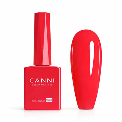 Canni - Gellak - 10 ml - HEMA-vrij - TPO-vrij - Gellak nagellak - Gel lak - Gel - Pink Gellac - Gellac - Gellak set kleuren - Gellak starterspakket - Gellak rood