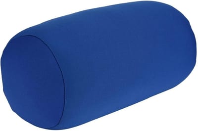 Verstelbare Neckersteun Kussen voor Thuis en Reizen - Ronde Cervicale Roller en Flexibele Bead Kussens in Blauw voor Optimale Ondersteuning