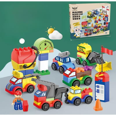 Grote Deeltjes Scène Bouwstenen Kinder Bouwstenen Meisjes Speelgoed Grote Deeltjes Bouwstenen Speelgoed Kinderdag Cadeau 22.8*7.3*17cm
