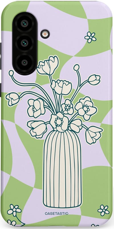 Casetastic Hoesje Geschikt voor Samsung A56 / A36 - Stijlvolle Beschermende Duo-layer Case - Bosje vol groen