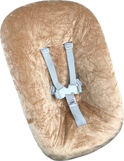 #26 newborn hoes, Camel crackle, Stokke Tripp Trapp. Ook geschikt voor Kidsmill Up.