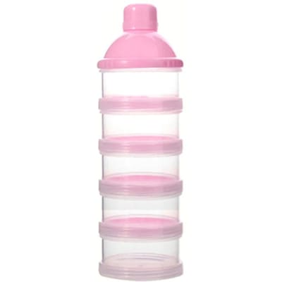 4/5 Vakken Draagbare Melkpoeder Formule Dispenser Container Opslag Essentieel Graanbakjes Peuter Baby Snacks Voedsel Opslagdoos