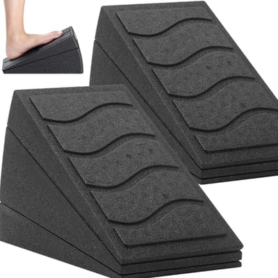 Verstelbare Hoek Plank voor Voetstrekking, 2 Stuks, Ideaal voor Heffen, Squats en Fysiotherapie, Geschikt voor Thuis en Sportschool