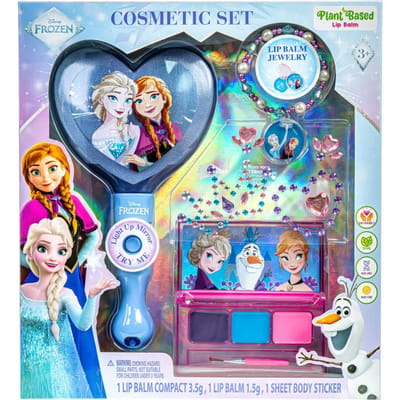 Frozen light-up spiegel en make-up set