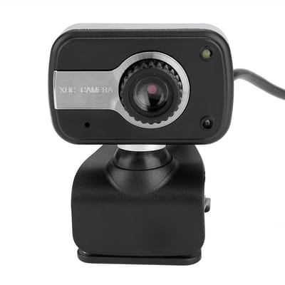 Dailygoody - 12 Mp Usb Webcam - Led Nachtzicht - 360 Graden Beeld