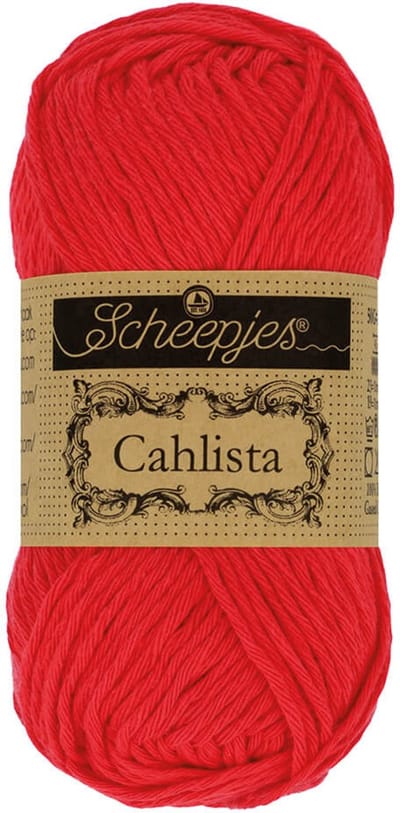 Scheepjes Cahlista Hot Red (115)