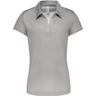 PROACT® Damessportpolo PA483 - Grey Melange - L
