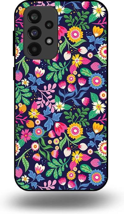 Smartphonica Telefoonhoesje geschikt voor Samsung Galaxy A33 5G met bloemen opdruk - TPU backcover case flower design geschikt voor Samsung Galaxy A33 5G
