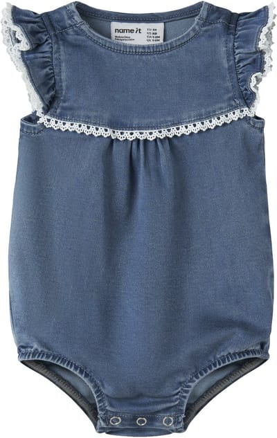 NAME IT - NBFMOLLY DNM ROMPER 4377-TO J - Baby - Bodies - Maat 56