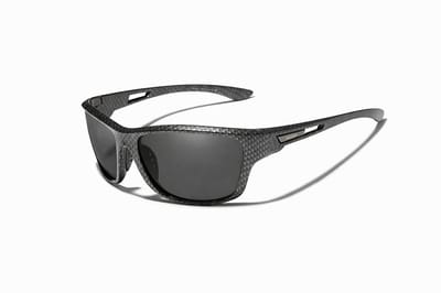 KingSeven - Ligero - Lichtgewicht sport-zonnebril van koolstofvezel versterkt kunststof - Met gepolariseerde UV400 glazen - Z135