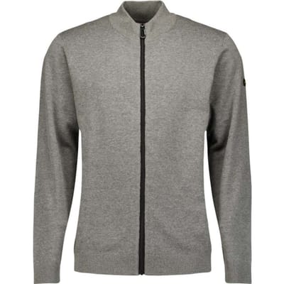 No Excess Cardigan 2 coloured melange grey melange