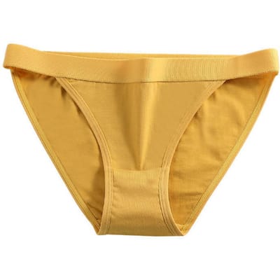 3 stuks dames ademend katoenen slipje laagbouw comfortabel rekbaar ondergoed sexy effen kleur slips XL multi