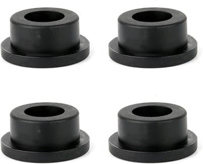 Gootsteen Overloophoezen - Afvoer Deksels - Keuken Badkamer - Flexibel Rubber Materiaal - 24 mm Gat - Zwart