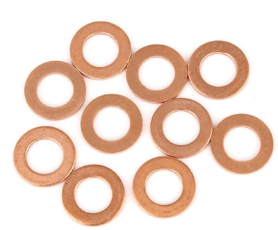 Dailygoods - Set van 20 Koperen Afdichtingsringen 12x17x1.5mm voor Diverse Toepassingen