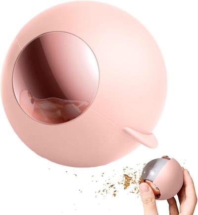 Herbruikbare Pluizenroller - Haarverwijderaar Roller - Huis Reinigen - Wasbare Plakbal - 6.8 cm - Roze