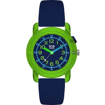 Ice Watch ICE find - Dino 024912 Horloge - Siliconen - Blauw - Ø 34 mm